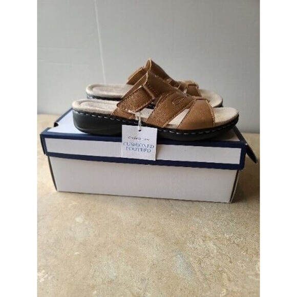 Vintage NOS NIB Croft & Barrow Womans Size 8 Slip On Sandle Brown - Picture 5 of 12